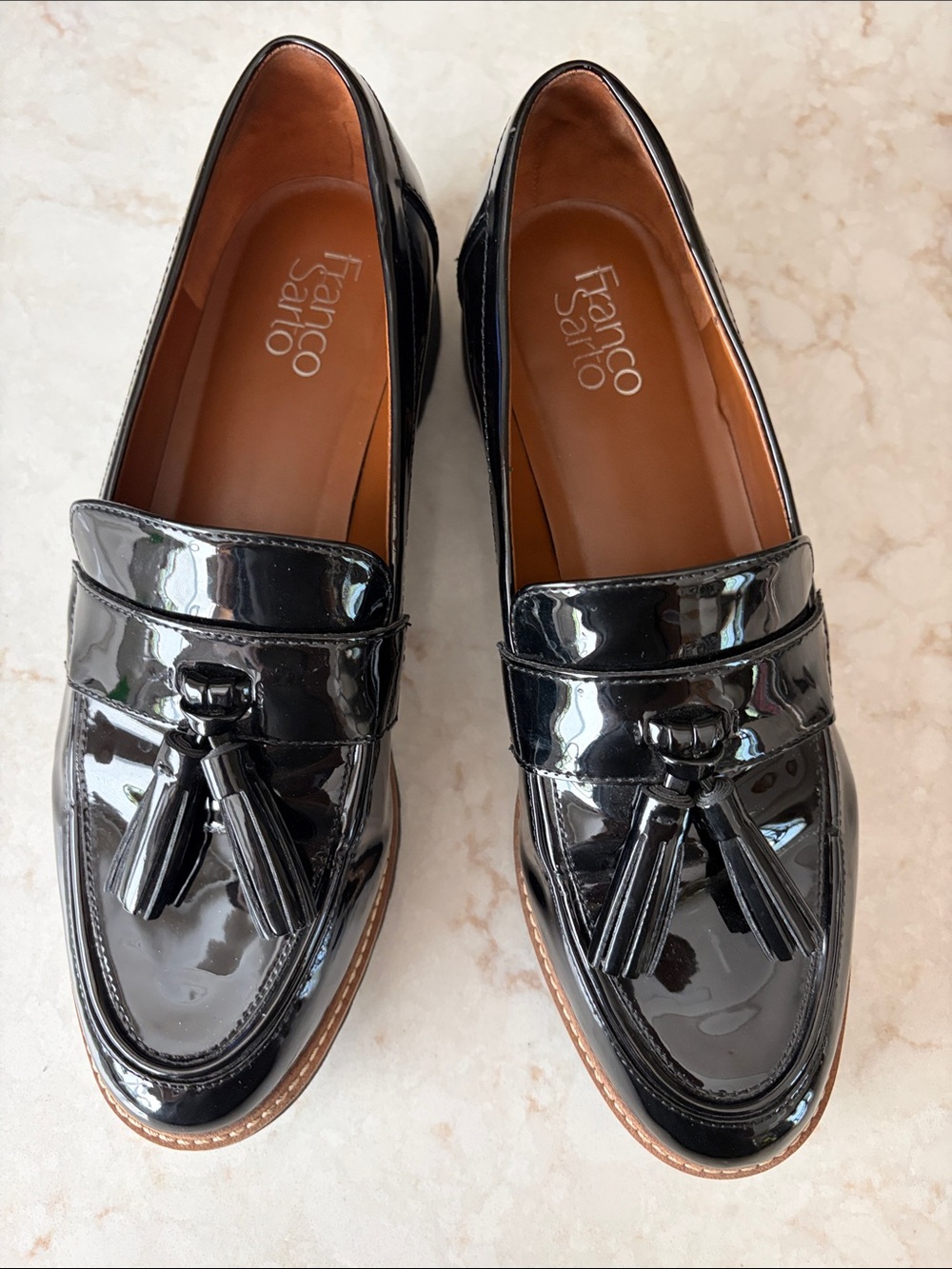 Franco Sarto Women’s Loafers Preppy Minimalist Academia Office sz10W